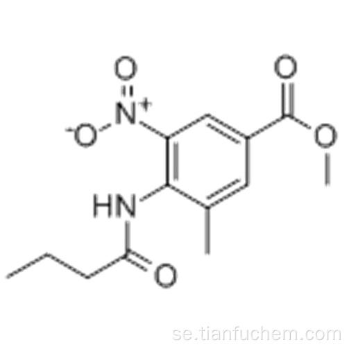 Metyl-4- (butyrylamino) -3-metyl-5-nitrobensoat CAS 152628-01-8